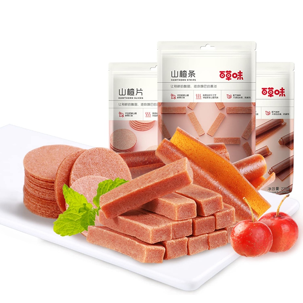 Phuumy Hawthorn Bar Kinesisk Candy Hawthorn Candy Kinesiske Snacks Haw Flager Frugt Strips Haw Flager 1.21lb