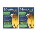 Wellgenix Menocet Plus Menopause Support - All- in- One Menopause Supplement - Daily Relief Feminine Care - Hot Flashs, Night Sweats, Mood Swings & Irritability - 30 tabletter (pakke med 2)