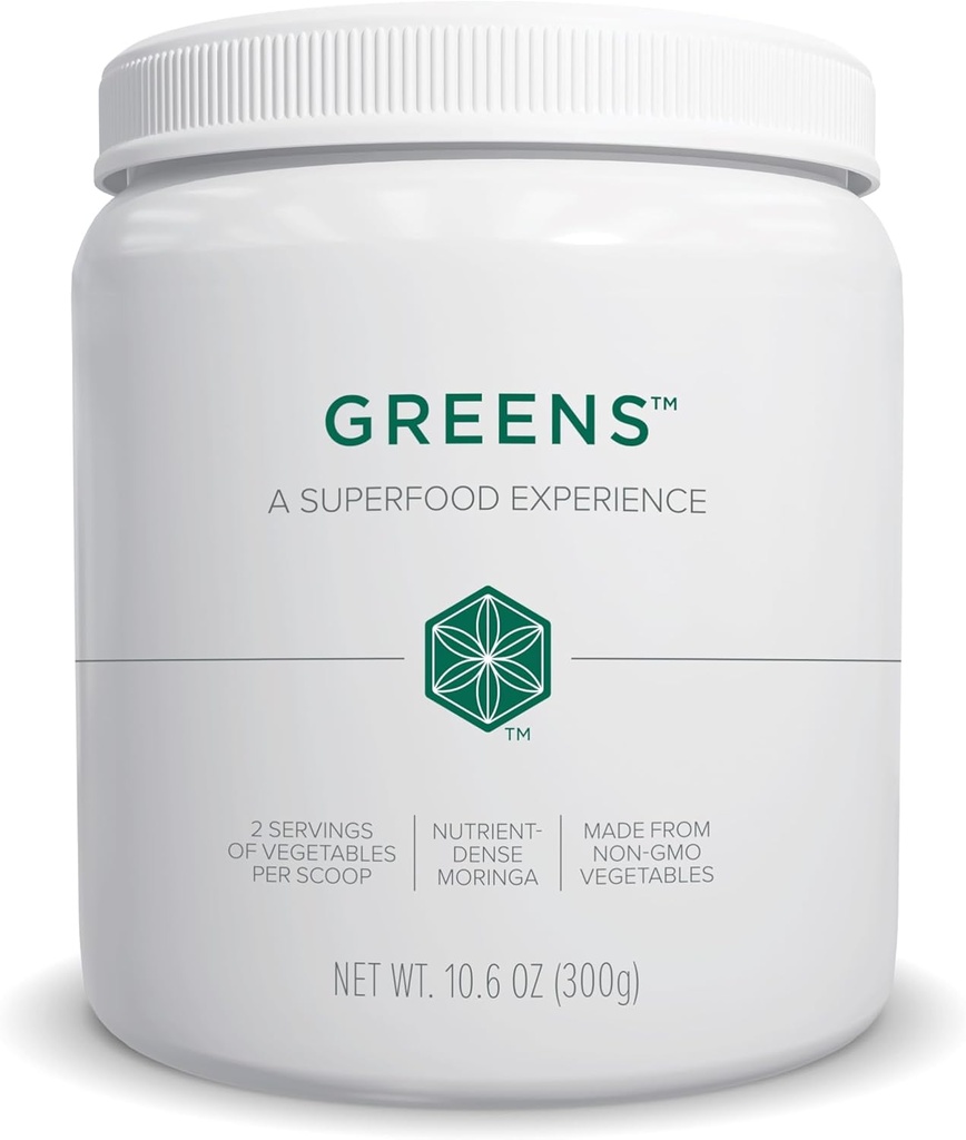 Isagenix Moringa Greens - Green Drink Powder with Antioxidants & Superfoods - Nutritional Supplement - Made with Non-GMO, Whole-Food Vegetables - 10.6 oz (30 Servings)