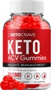 Crave Keto ACV Gummies - Advanced Formel Crave Keto Plus ACV Weight Management Gummies Apple Cider Vinagar Crave ACV Gummies Kosttilskud Anmeldelser Mænd Kvinder (60 Gummies)