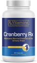 RX Vitaminer Tranebær Kapsler - Tranebær supplement til hunde og katte - Understøttelse for urinveje Tract Sundhed og Bstige Sundhed - Kat UTI Remedy og hund UTI Forebyggelse - Boost immunforsvar - 90 tæller
