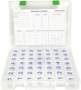 e- Pill 7 gange en dag x 7 dag Clear Weekly Pill Organizer, Vitamin, og Medicin Pillbox med klar sag