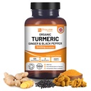 Gurkemeje 1440mg med sort peber og ingefær I 120 Vegansk gurkemeje Høj styrke (2 måneder Tilgang) I Lavet i Det Forenede Kongerige af Provis Healthcare