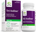 Terry naturligt tri- jod - Support Thyroid Sundhed - Aids Hormone Balance med Molecular Jod fra Kelp - funktioner Kalium Iodide & Natriumiodide - Brain & Energy Support - 12.5mg, 90 Kapsler