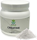 Creatin monohydrat pulver 90 Servering - 5g (5000mg) Mikroniseret Creatin pulver pr Servering, Creatin Pre Workout, Creatin for Building Muscle, Creatin monohydrat 450g (1.0lbs)