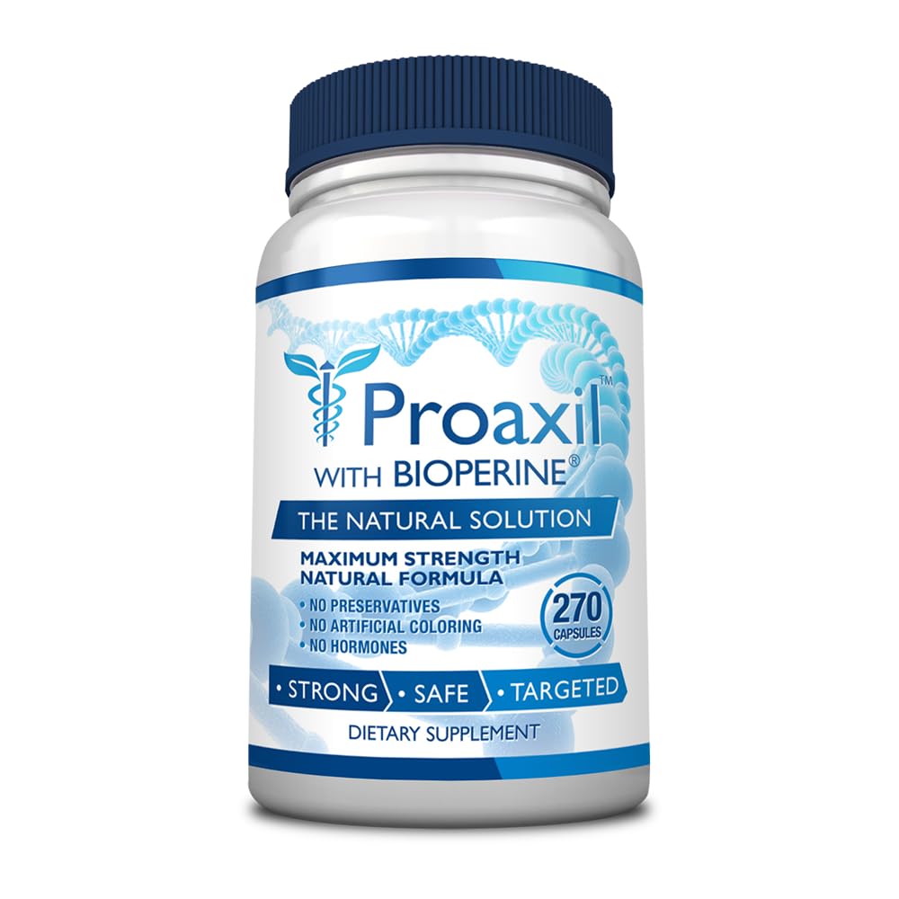 Consumer Health ® Proaxil - 270 Kapsler - Support Prostate Health and Performance - Zink, Saw Palmetto, Bioperine ®, og Beta Sitosterol - Alle naturlige, Vegansk Friendly, Made in USA - 3 Month Supply