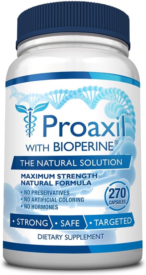 Consumer Health ® Proaxil - 270 Kapsler - Support Prostate Health and Performance - Zink, Saw Palmetto, Bioperine ®, og Beta Sitosterol - Alle naturlige, Vegansk Friendly, Made in USA - 3 Month Supply