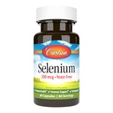 Carlson - Selenium, 200 mcg Yeast- Free, Prostate Health & immunsupport, Antioxidant, 60 kapsler