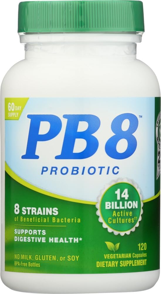 Pb 8 Pro- biotic Acidophilus Tablets, Vegetarisk, 120- tæller flaske