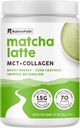 NativePath Collagen Peptides - Hydrolyzed Type 1 & 3 Collagen. Keto & Paleo Grass-Fed Protein Powder for Hair, Skin, Nails, Bones, Joints, Digestion and More - No Gluten or Dairy (Matcha Latte, 230g)