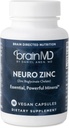 BRAINMD Dr Amen Neuro Zink - 90 Kapsler - 25 mg Zink Bisglycinate Chelate - Gluten Free - 90 Servere