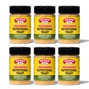 Bragg Nutritional Gær ristet hvidløg krydderier - (6 Pack) 3 oz - Dairy- Gratis Parmesan ost Substitute - Perfekt til salater, pastaer, popcorn, og mere