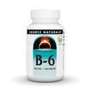 Source Naturals Vitamin B- 6, Immunsystemet Support * - 500 mg, 100 tabletter