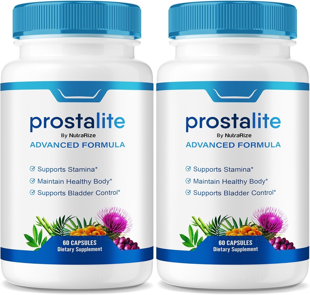 (2 Pack) Prostalitkapsler, Prostalitprostata Support, Prostalitall- Natural Supplement for mere kontrol, Prostalitmaximum Strength Pills, Prosta lite Anmeldelser (120 Kapsler)