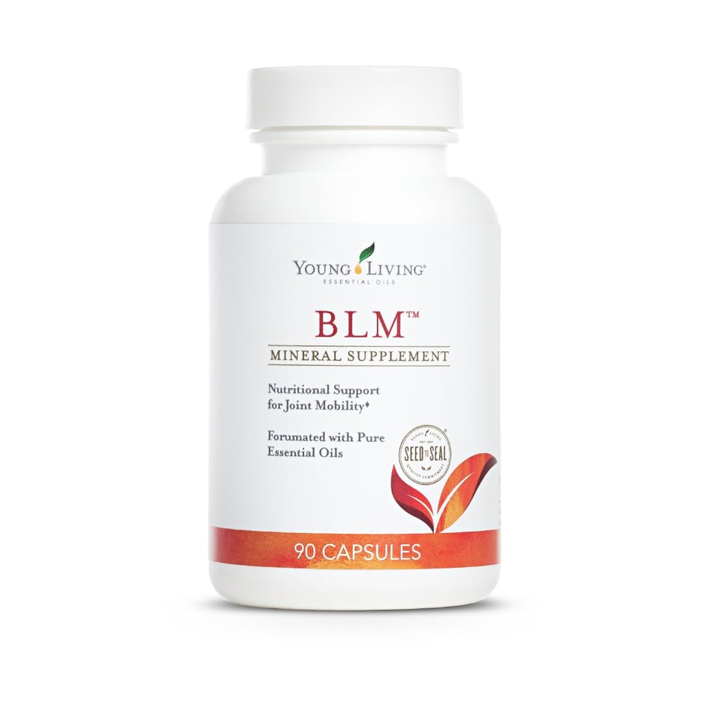 Unge levende BLM kapsler 90 kapsler Væsentlige olier - Mineral supplement - Ernæringsstøtte - Glucosamin Sulfate - Collagen - Mangan Citrat
