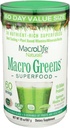 MacroLife Naturals Macro Green Powder 38 Superfood Probiotisk Antioxidant Enzyme & Herbal supplement Immunitet Energy Cleanse - Non- GMO Vegan Gluten- Free Dairy- Free - 60 Servere