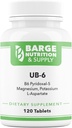 Barge Nutrition & Supply UB- 6 til neuropati, Stress Response, og energiproduktion (120 tabletter)