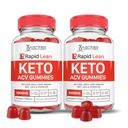 Justified Laboratories Rapid Lean Keto ACV Gummies (1000 mg) - 60 Count, Pack of 2 - Made with the Mother & Vitamin B12 - Non-GMO, Vegan, Gluten Free - 60 Servings