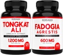 DORADO NUTRITION Tongkat Ali Extract (Longjack) Eurycoma Longifolia og Fadogia Agrestis 600 mg Extract