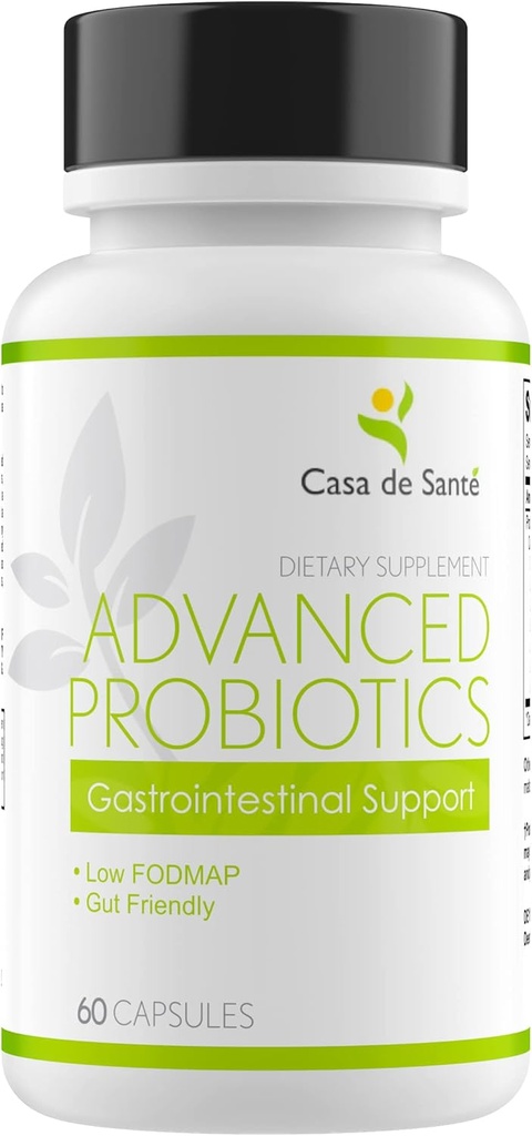 Casa de Sante Advanced Probiotic Supplement for menopause & Perimenopause Women- Understøtter Hormonbalance, Hot Flashs, Night Sweats, Gut Health, Bloating Relief, Sleep Medic124; MD / PhD Microbiome Support