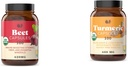Komplette naturlige produkter Beet Root 100 Kapsler & Gurkemeje 100 Kapsler Bundle