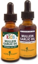 Herb Pharm Mullein Garlic Oil, 1 Oz and Kids Mullein Garlic Oil, 1 Oz Herbal Gift Set