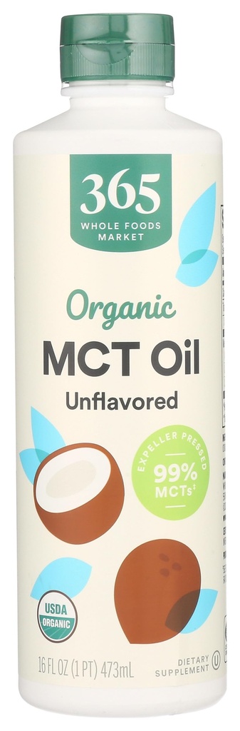 365 af Whole Foods Market, MCT Oil, Unflavored, 16 Fl Oz