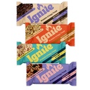 Ignite Bars High Protein Snacks, Lavsukker Protein Snacks, Sunde Snacks for voksne & Børn, Fiber Bar Crispy Treats - Gluten Free, Paleo & individuelt indpakket Power Boost Protein Bars Variety Pack