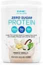 GNC Total Lean Zero Sugar Protein Powder, 20g, No Sugar, No Fat, 90 Kalorier, Fransk Vanilla, 20 Servere