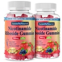 2 Pack NAD Resveratrol supplement, Sugar Free 900mg gummies med Quercetin, Collagen, Vitamin Support Anti Aging, Cell Regeneration, Energy Boost, Hud Forbedring for kvinder Mænd