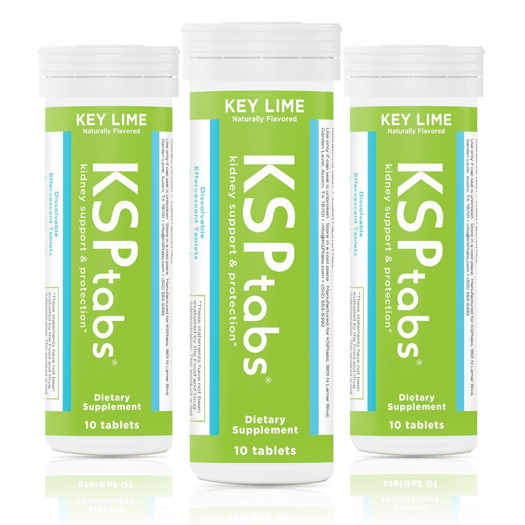Alle naturlige Hydration Health Supplements, Key Lime-3 Pack