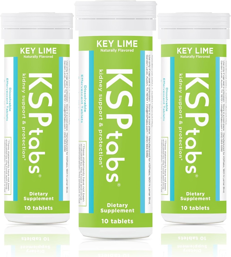 Alle naturlige Hydration Health Supplements, Key Lime-3 Pack