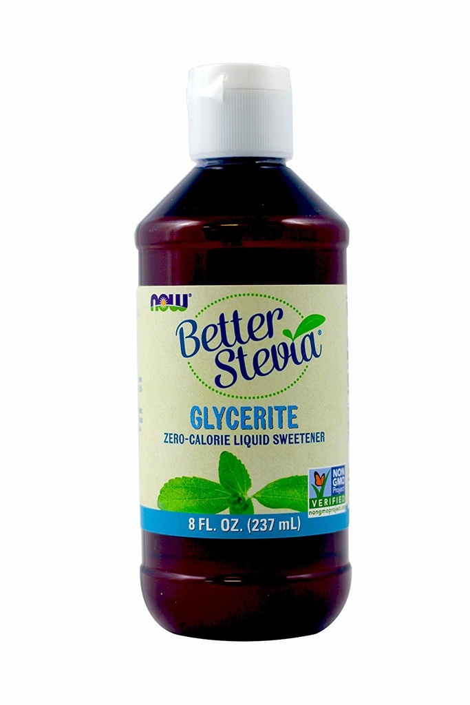 Now Foods Stevia Glycerite, 8 Fl Ounces (pakke med 2)