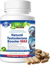 Lean Nutra Mænds Testosteron Support & Hormonal Vitality Formel - 50 + mandlige ydeevne - Tongkat Ali, Tribulus, Maca, Boron, D- aspartasyre - 90 kapsler