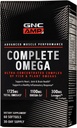 GNC AMP Complete Omega, støtter hjerte, fælles, hjerne sundhed, 60 Greve