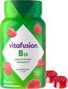 Viafusion B12 Gummy Vitamin, Lækker Raspberry Flavor, 60ct (30 dages forsyning)