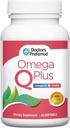 DOCTORS 'BEREDTE Omega Q Plus- Omega-3 og CoQ10 Supplement Levere Everyday Heart Health Support med 50 mg CoQ10 og giver antioxidant effekt (60 softgel)