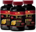 immunsupportpiller - METHYLCOBALAMIN VITAMIN B- 12 5000 - anti aging supplement til kvinder, bedste energitilskud, udholdenhed udholdenhed, immunsupportkapsler, vitamin b 12 metabolisme - 3 Bot 180