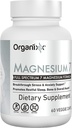 Organixx Magnesium Glycinat supplement til støtte søvn, muskel & hjerte sundhed, 7 Type Magnesium kompleks med B6-vitamin, mangancitrat, gluten fri, Vegan, ikke GMO, høj absorption, 60 kapsler