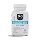 365 af Whole Foods Market, Chelated Zink plus kobber, 120 Greve