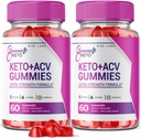 rize laboratorier - Sommer Keto + ACV Gummies - Sommer Vægttab Gummies - Belly Fat Diet, Vegansk Avanceret Formel (120 Gummies)