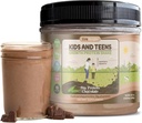 Truhigh Growth Protein Shake (Chocolate Milk Flavor, Plant) Natural Growth & Development Protein Powder for Kids & Teens - Vægt Gain Drinks, Udtalelse af Pediatricians, Picky Eater Vitamin, alder 5 +