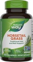 Nature 's Way Horsetail Grass, Traditional Hår & Nail Support *, 440 mg per servering, Non- GMO Project Verified, Vegan, 100 kapsler (Packaging May Vary)