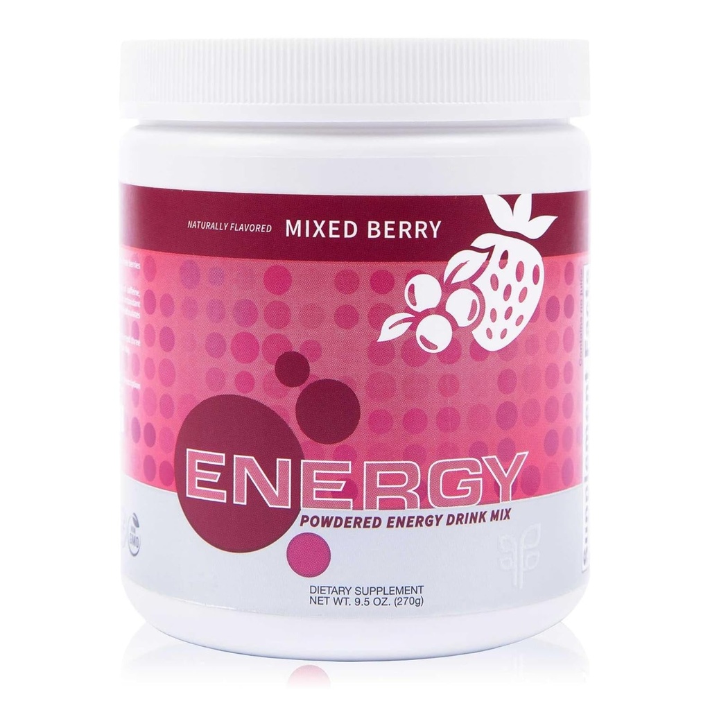 Ren energi med hvedegræs blandet berry sukkerfri pulver mix Kosttilskud Net Wt. 9,5 oz (270g)