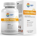 7c Sam e 400mg Supplement (S- Adenosylmethionin), B6-vitamin, B12 Tilføjet til at forbedre sam- e effektivitet, kød og fælles komfort, Vegan, Non- GMO, Gluten- fri, 60 Enteric Coated Kapsler