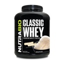 NutraBio Classic Whey Protein Powder- 25G Protein Per Scoop - Full- Spectrum Aminosyreprofil - Ingen Fillers, Kunstige Farver, Konserveringsmidler - Lav Glycemisk Indeks - Cremet Vanilla, 5 Pund