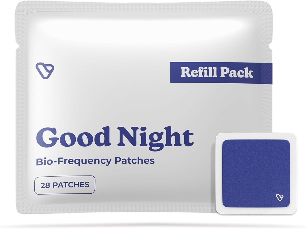 Good Night Patches Note 124; Vibranter Natural Sleep Patch Note 124; Refill Pack - 28 Bio- Frequency Patches for Sleep
