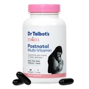 Dr. Talbots mor Postnatal Multi- Vitamin - DHA, Folinsyre, Vitamin og mere - støtter nye mødre til bedre wellness - 60 Softgels