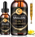 Mullein dråber til Lung, Mullein Leaf Extract, Super koncentreret Mullein flydende tinktur, Vegan, Non- GMO, 2 FL OZ