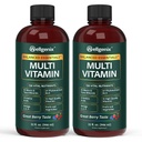 Wellgenix Balanced Essentials Plus New Formula - Berry Flavor 32oz (Pack of 2) - Complete Multivitamin Supplement - Immune Boosting & Overall Health - Adults, Kids, Toddlers (Packaging May Vary)
